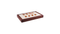 RECTANGULAR WOOD DISPLAY TRAY MARBLE BASE